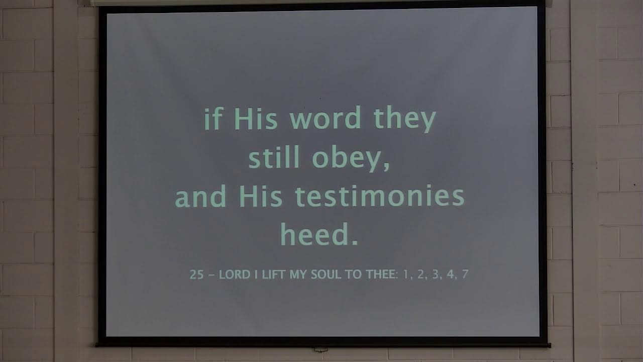 11/01/2025 Evening Service - How to Respond to Slander