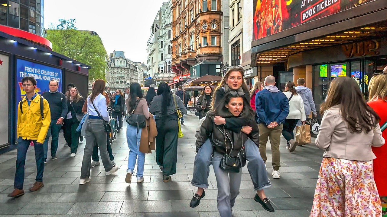 2025 LONDON WEST END WALKING TOUR // 4K HDR