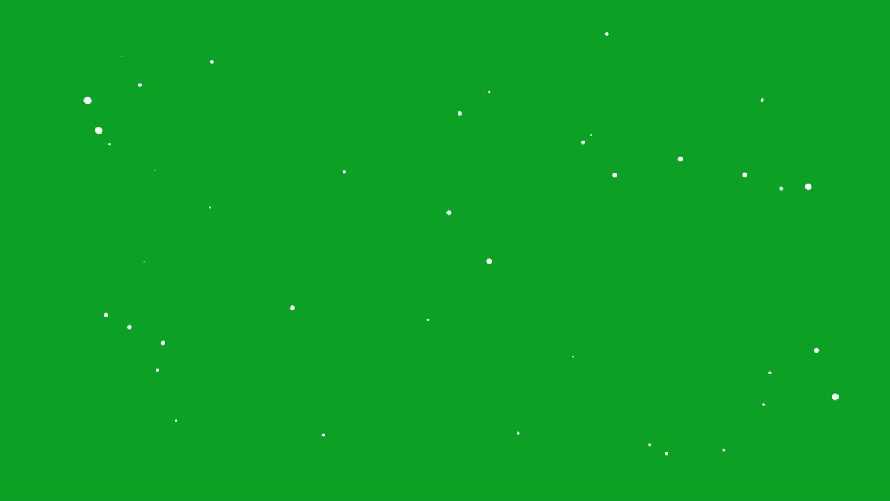 Particles Green Screen