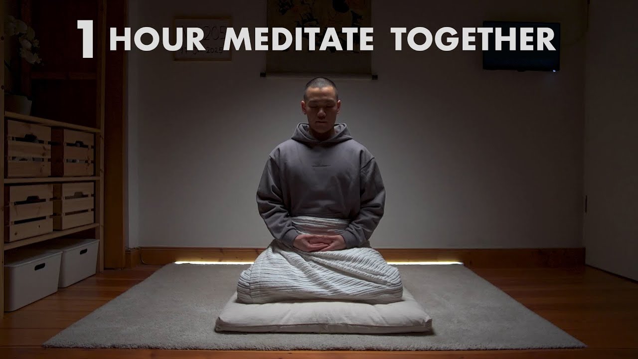 1 Hour Meditate Together in Silence