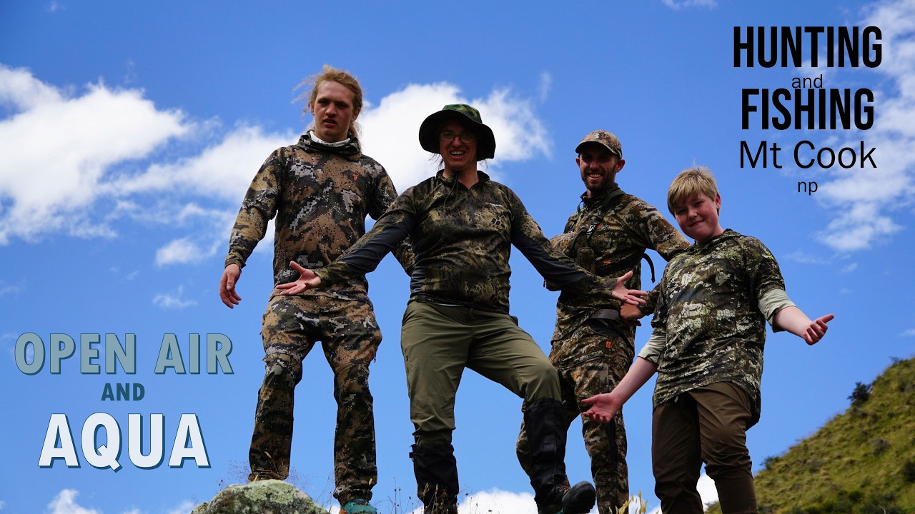 hunting and fishing with the family mount cook
