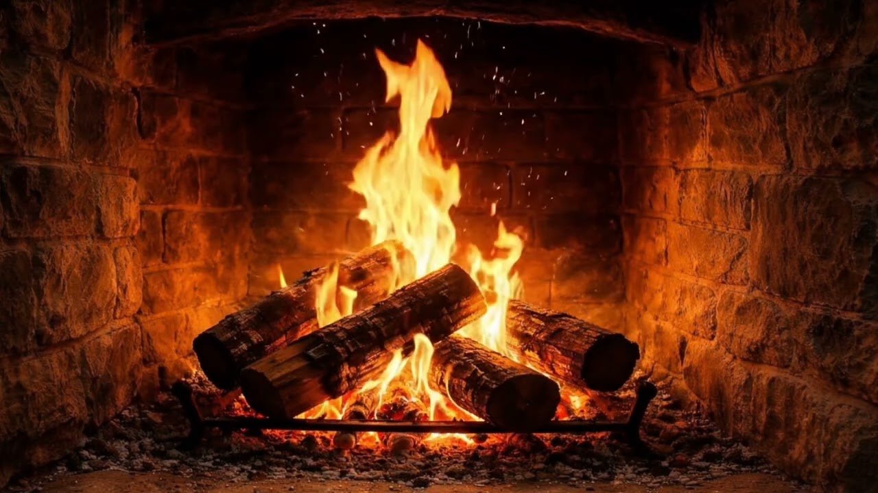 Cozy fireplace sounds for sleep and relaxation