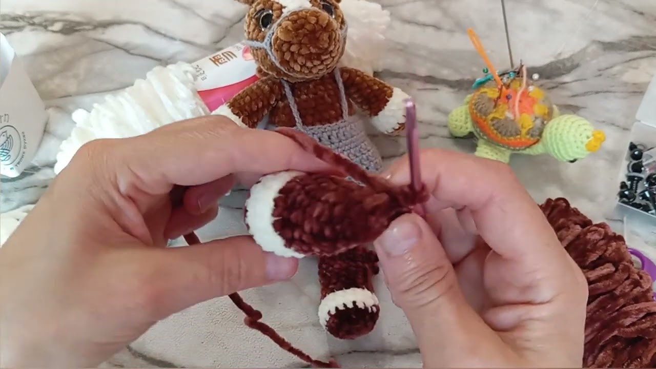По вашим просьбам 🤗/МК - ЛОШАДКА🐴         1 - я часть #вязаныеигрушки #crochet