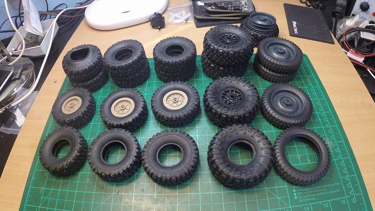 Tire Test: Soft, Medium and Hard Tires for WPL and JJRC Trucks, MN-90, Willys Jeep, MN-45