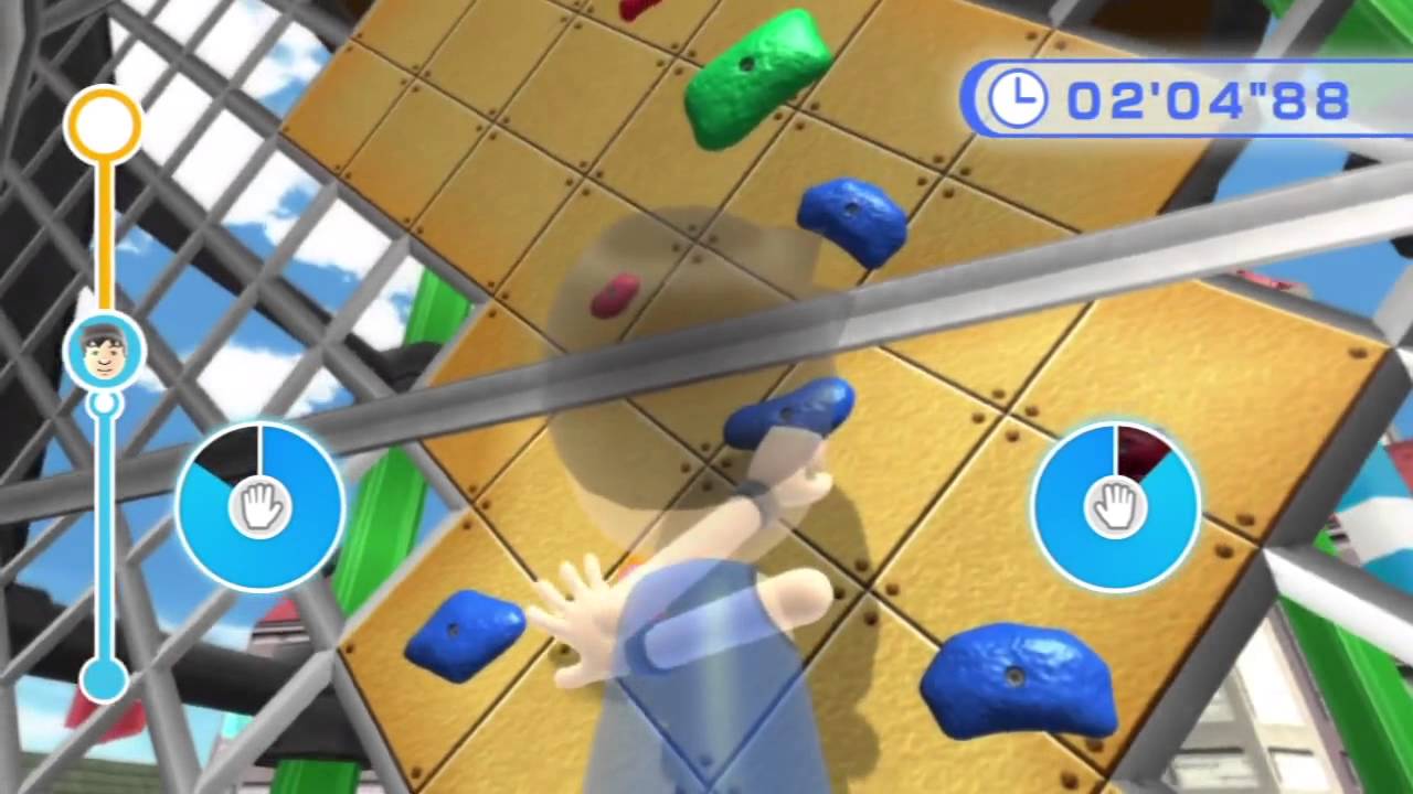 [Wii Fit U] Free Climbing Gameplay