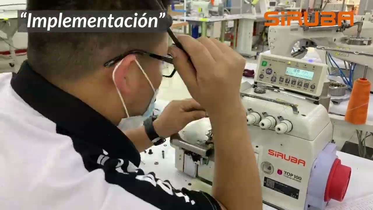 ARMADO Y PROBADO DE REMALLADORA SIRUBA AUTOMATICA RAB IMPORT