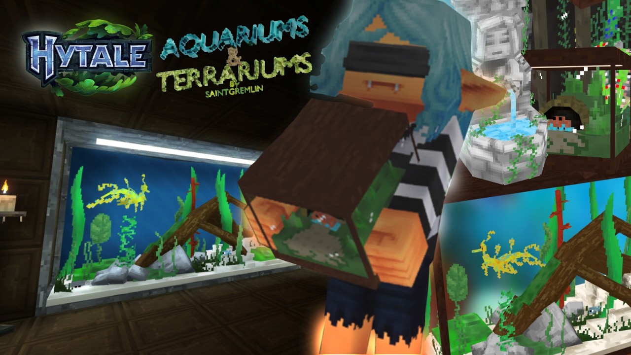 Aquariums & Terrariums | A Hytale Mod
