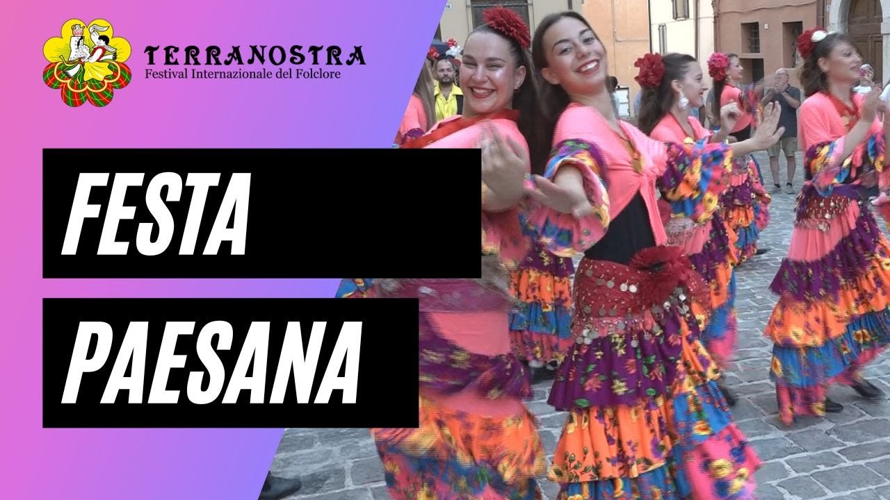 TERRANOSTRA FESTA PAESANA   52° Festival Folclore Apiro 13 08 2025