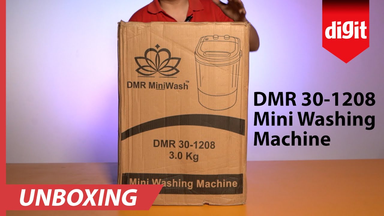 DMR 30-1208 Mini Washing Machine Unboxing