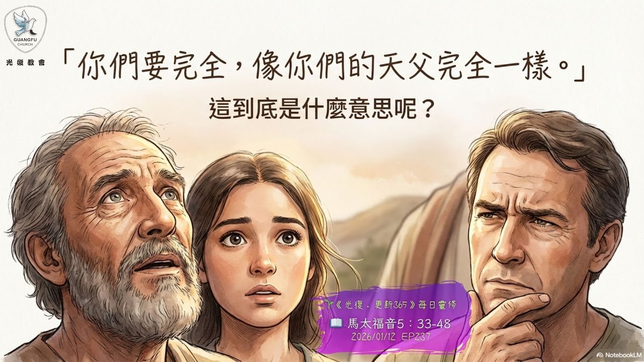 被欺負只能忍氣吞聲？耶穌教你「愛仇敵」的真實力量｜太 5:33-48｜從律法到愛的超越【CC字幕】EP23 (01/12)