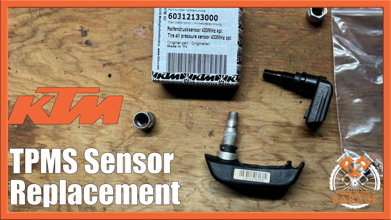TPMS Sensor Install KTM Adventure Bike | Back in the Garage