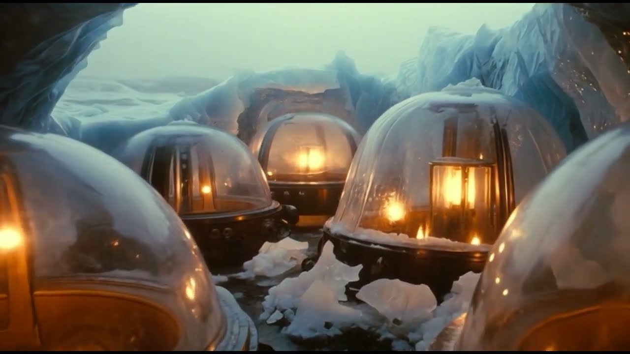 A Hidden Human Colony Beneath the Ice ❄️  Life After the End of Earth
