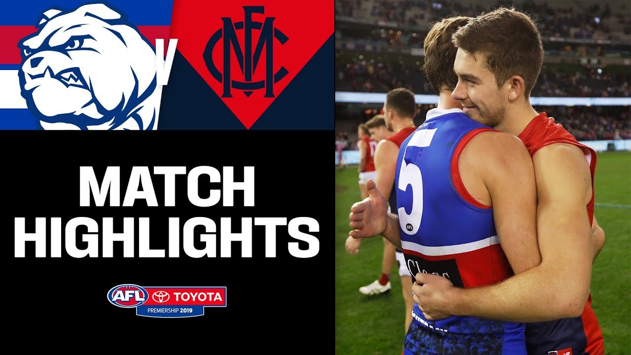 Dunkley brothers battle | Western Bulldogs v Melbourne Highlights | Round 17, 2019 | AFL