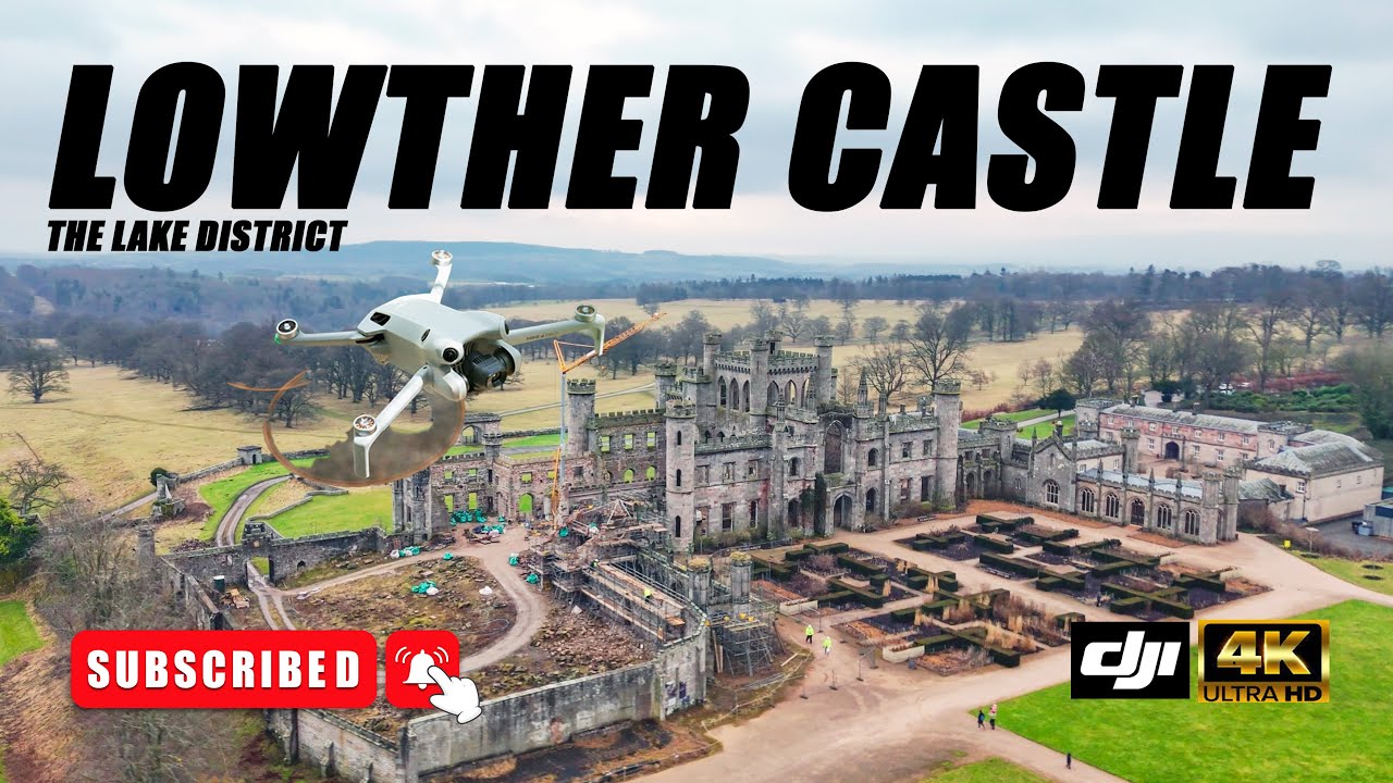 From Ruins to Revival: Lowther Castle's narrated Restoration Story and tour from the air with DJI