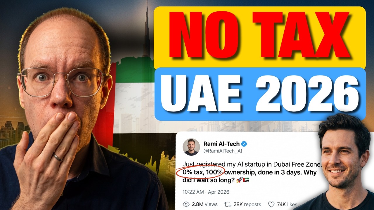 The UAE's NO TAX Strategy for Tech Startups 2026