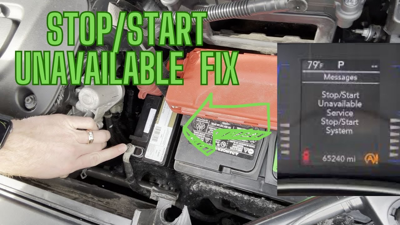 Chrysler Pacifica Stop/Start Unavailable Fix - Auxiliary Battery Replacement