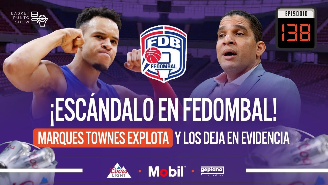 MARQUES TOWNES DENUNCIA A FEDOMBAL: “EL SILENCIO NO ES ACEPTABLE”