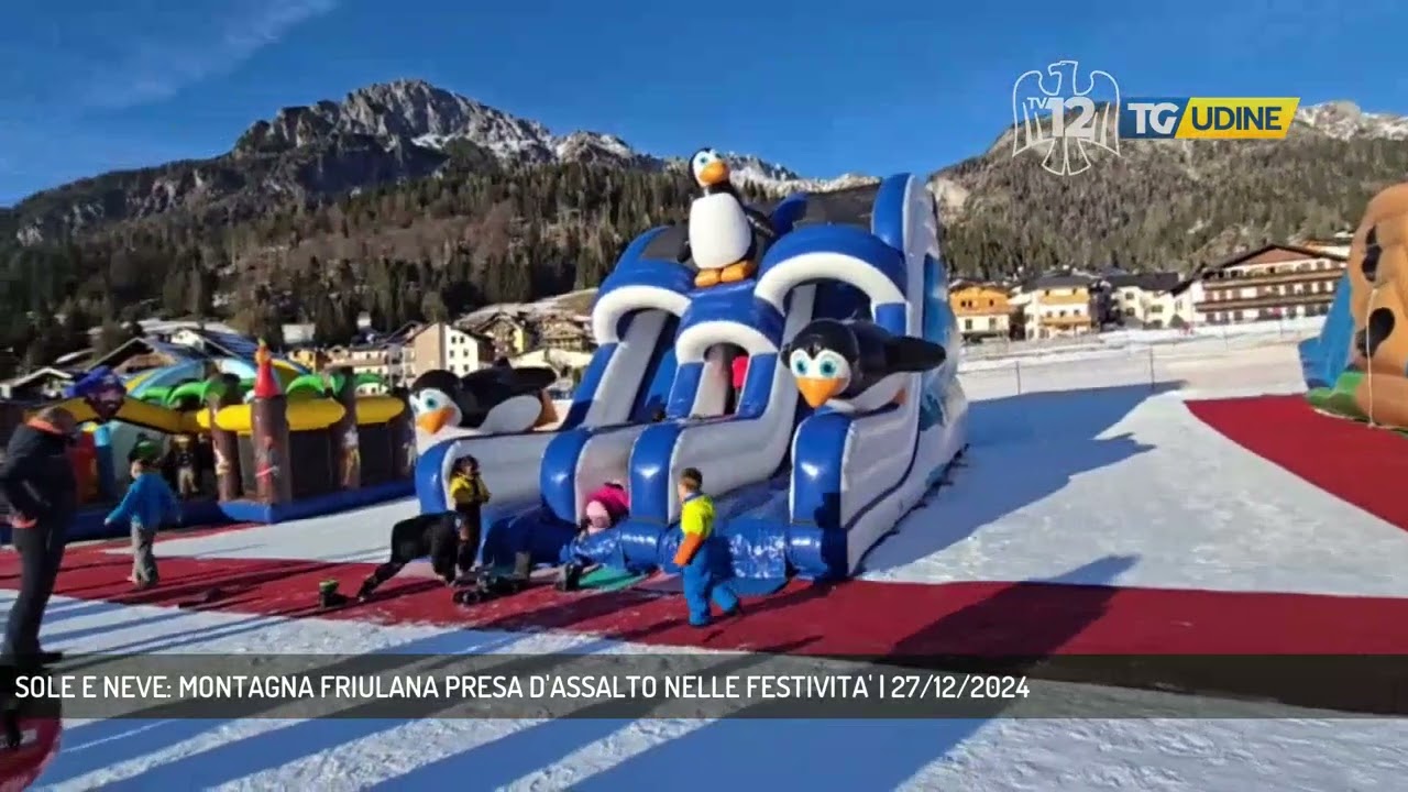 SOLE E NEVE: MONTAGNA FRIULANA PRESA D'ASSALTO NELLE FESTIVITA' | 27/12/2024