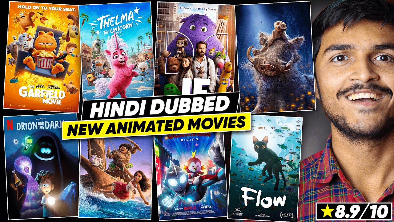 TOP 10 Best Animated Movies of 2024 in Hindi | Moviesbolt