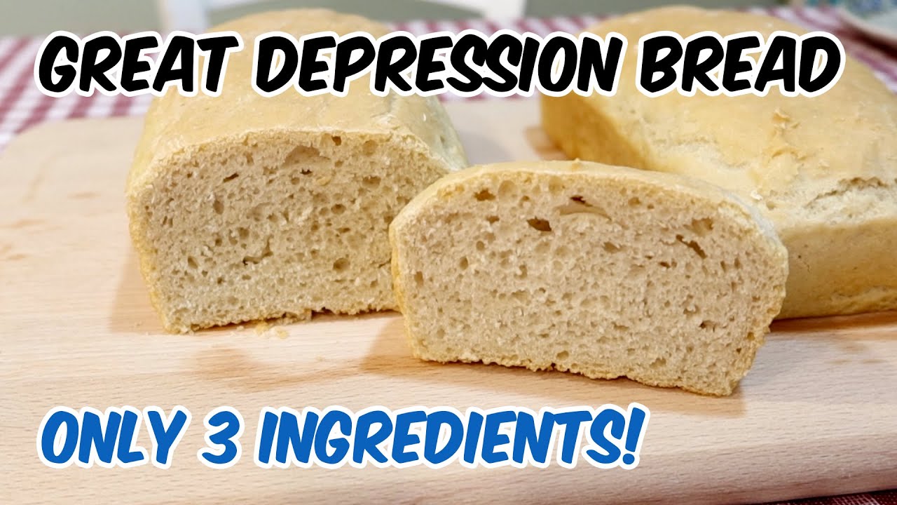 3 Ingredient Great Depression Bread Recipe!