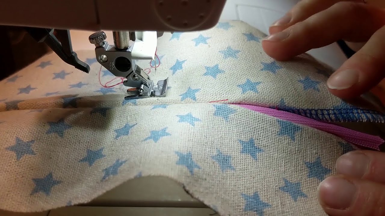 Blinde rits inzetten