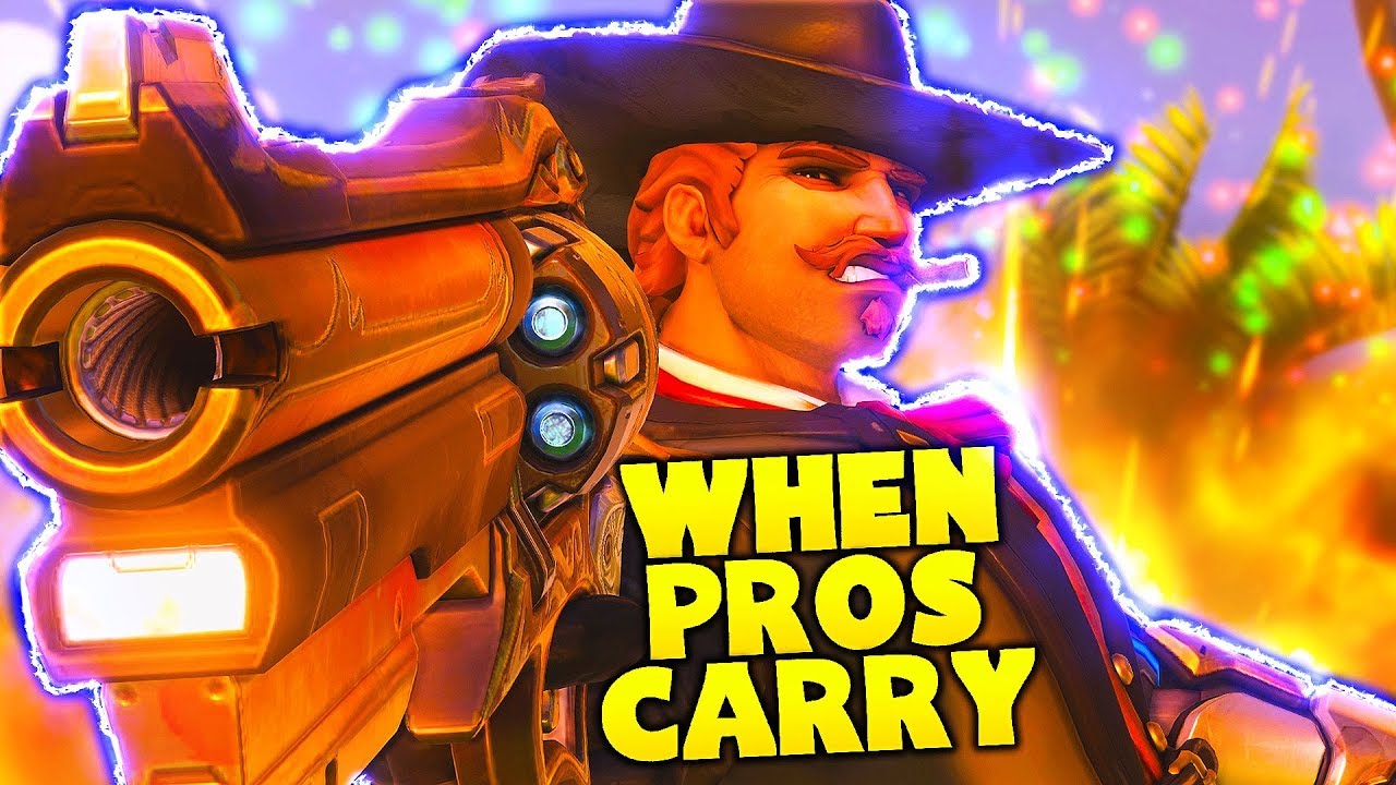 How The PROS Carry... (UNBELIEVABLE PLAYS) - Overwatch Funny Moments and Best Plays 66