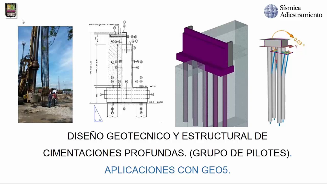 Seminario - Diseño geotécnico y estructural de grupo de pilotes