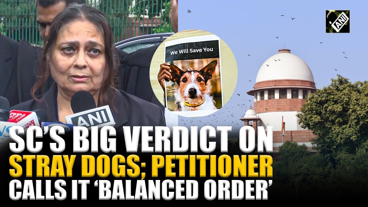 “Court has involved all states…” Petitioner & Adv. Nanita Sharma hails SC’s order on stray dogs