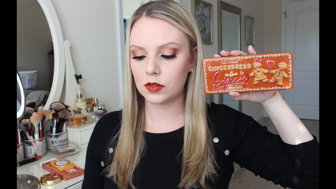 TF Extra Spicy Gingerbread Palette | Tutorial | Swatches | Review