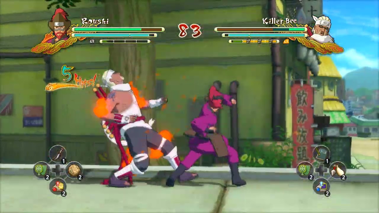 Roushi vs Killer Bee - Naruto Shippuden Ultimate Ninja Storm 3 Full Burst