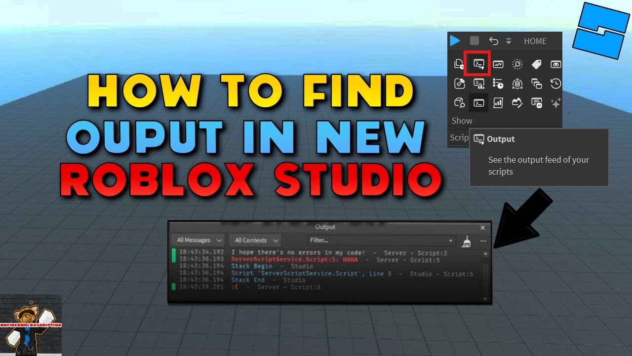 Как найти ошибки в скрипте в Roblox Studio! Вывод