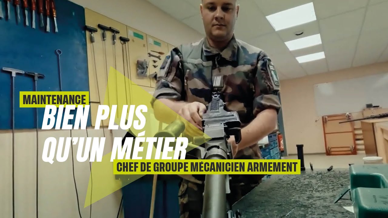 Chef de groupe m&eacute;canicien armement : le ma&icirc;tre d&rsquo;armes !