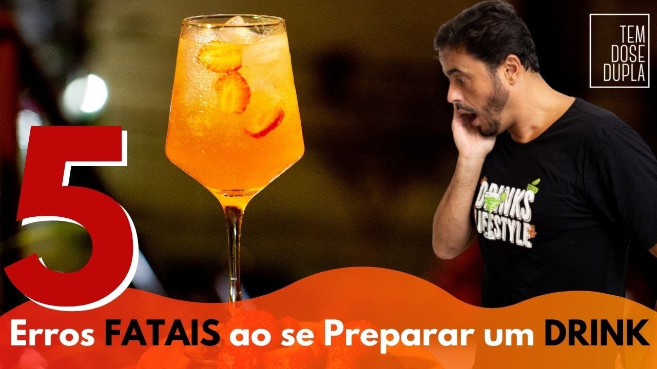 05 ERROS FATAIS ao Preparar um DRINK