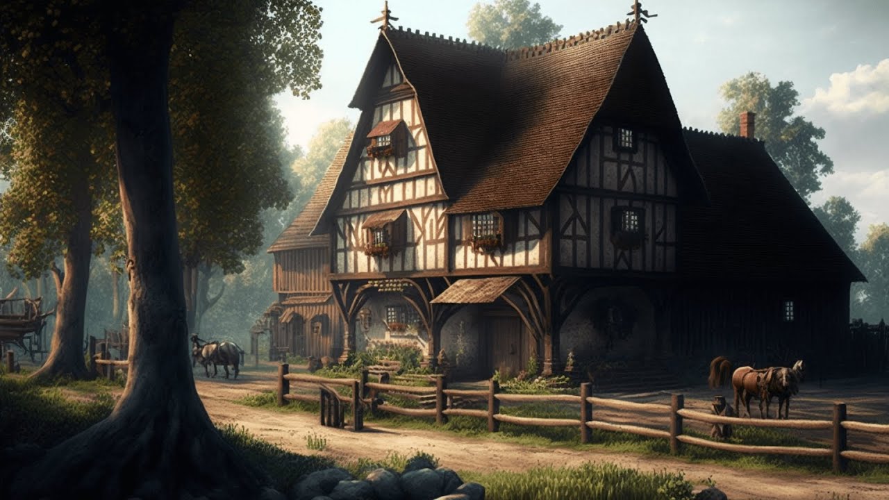 Relaxing Celtic Folk Tavern Music | Medieval Farm | Beautiful Epic Fantasy World Music