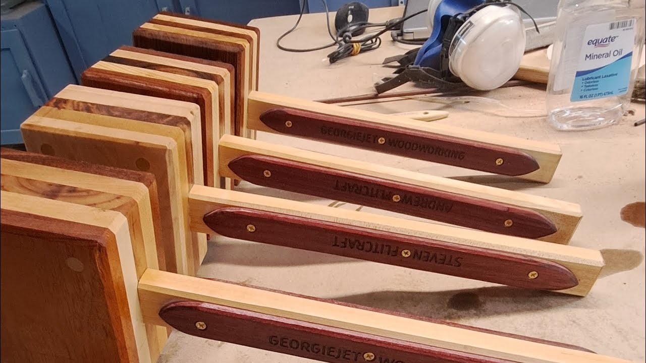 WOODWORKING…MAKING AN EXOTIC WOOD MALLET.