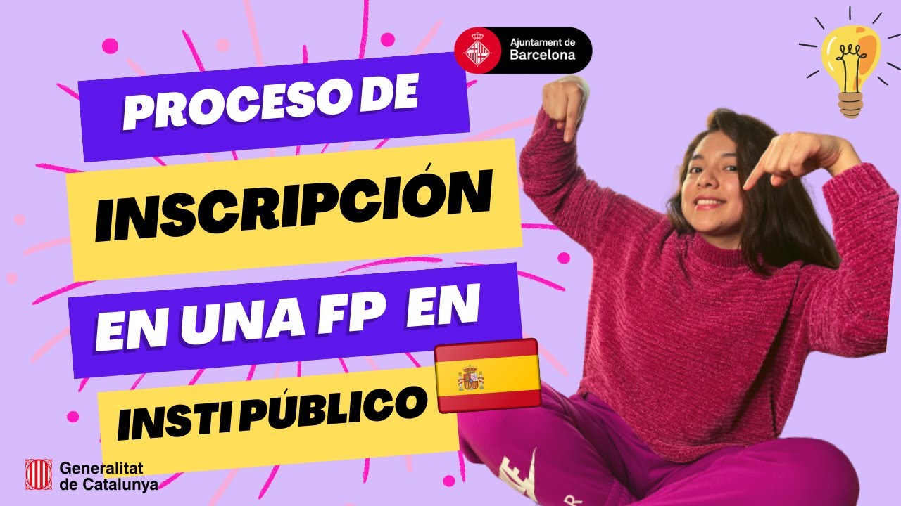 Cómo inscribirme en una FP en una institución pública en 🇪🇸 - pasos que debes seguir | requisitos📝