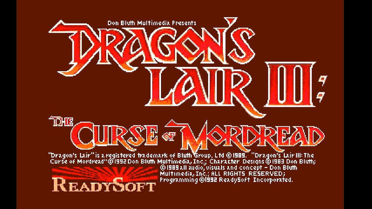 Dragon's Lair III: The Curse of Mordread (Amiga 50Hz) - Intro / Attract Mode