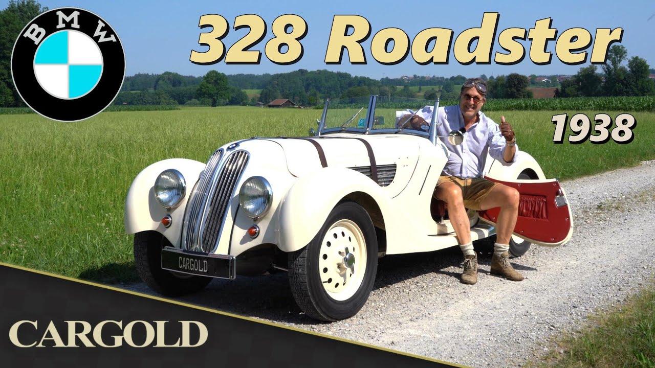 BMW 328 Roadster, 1938, 30er Jahre Rennwagen mit Straßenzulassung, Sportliche Probefahrt in Bayern