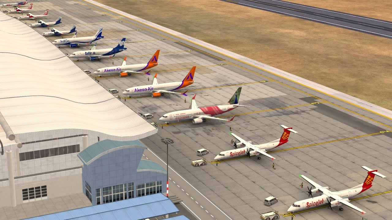 All Pax Stands Unlocked at Kannur Airport | World of Airports | Gameplay