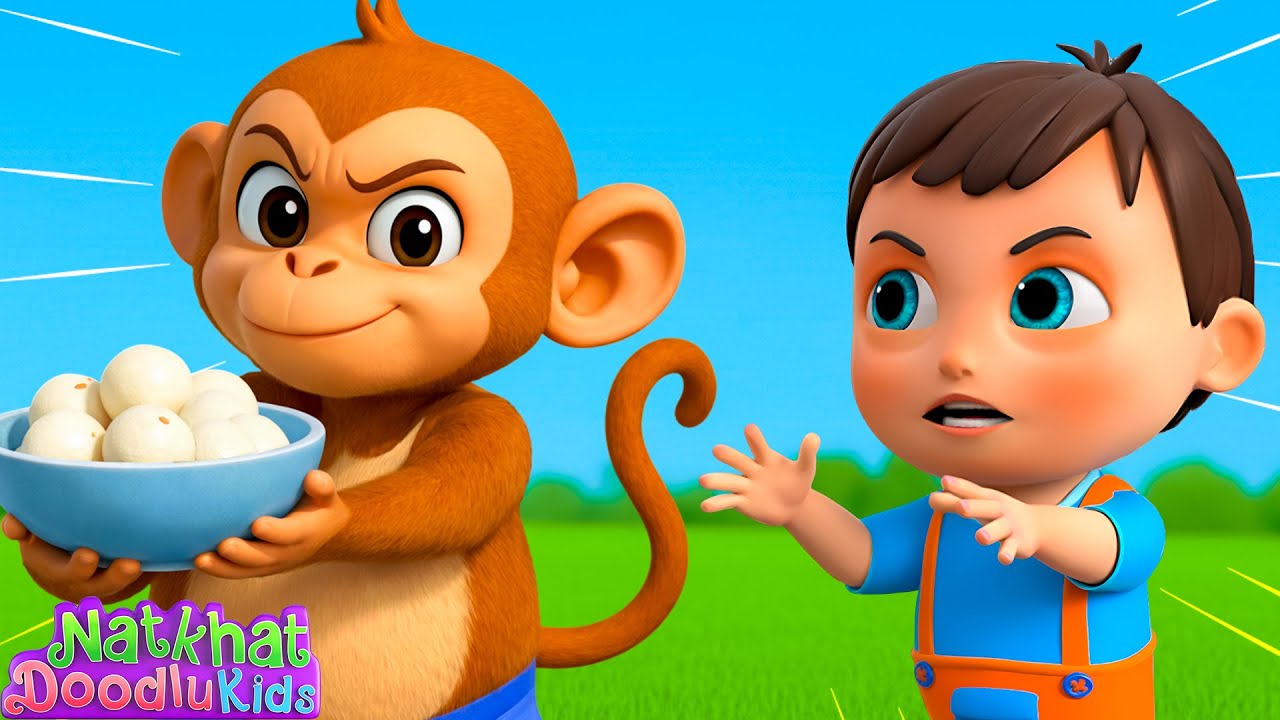 Chunnu Munnu They Do Bhai - चुन्नू मुन्नू | Bandar Mama | Do Chuhe |Hindi Nursery Rhymes & Kids Song