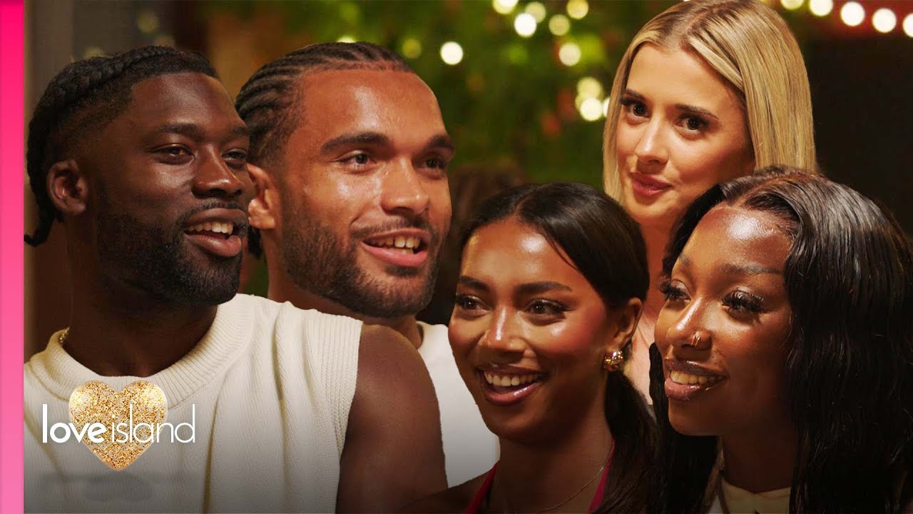 New Bombshells Reuben and Josh go for drinks with Jessy, Mimii and Uma | Love Island Series 11