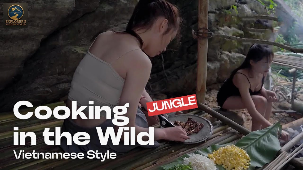 Vietnamese Forest Cooking &ndash; Living Off the Land #junglecooking #Survival