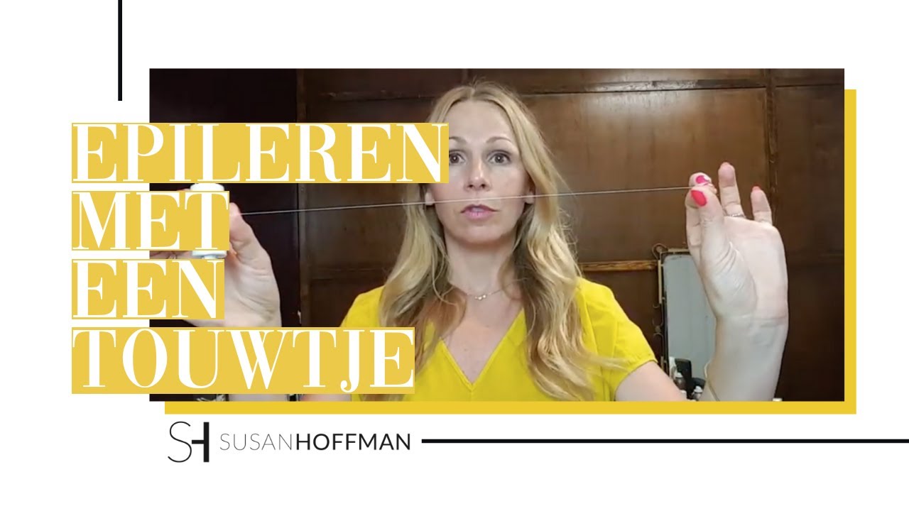 ZO VERWIJDER JE HAARTJES MET EEN TOUWTJE | BEAUTY