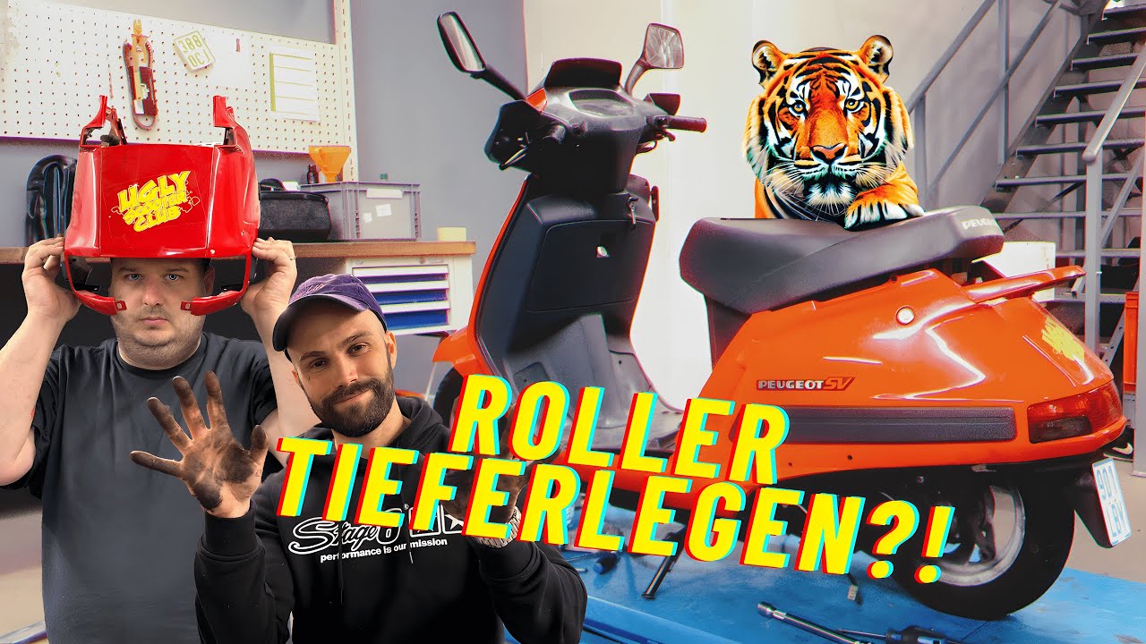 GEHT DER ROLLER NOCH TIEFER?! Peugeot SV50 Tuning am Limit - Teil 2
