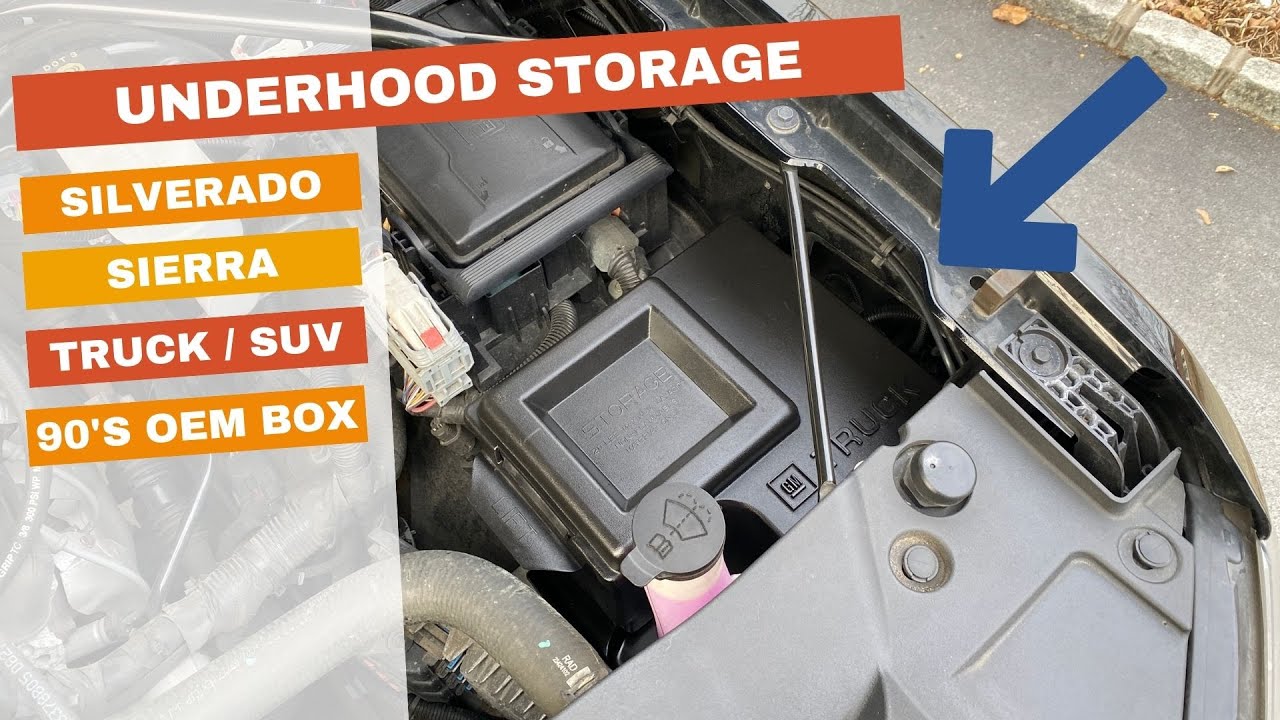 Underhood Storage Box Install - 90's OEM Box in Newer GM Trucks