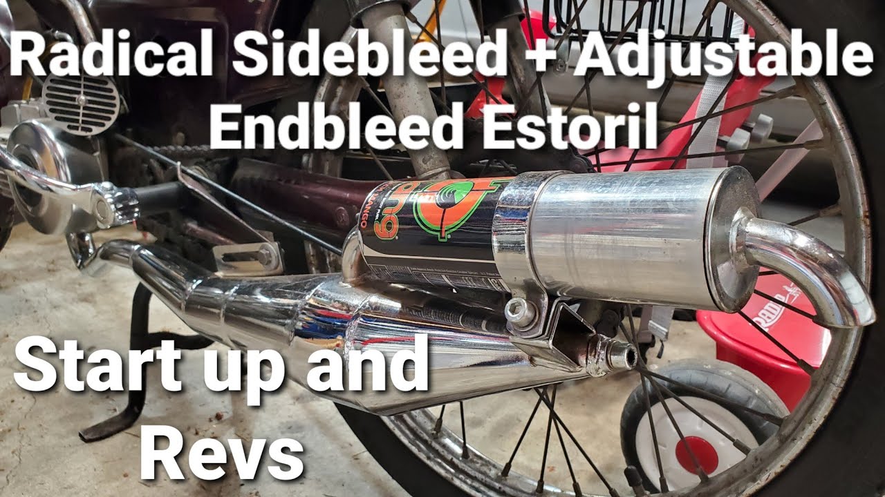 Puch Sidebleed With Adjustable Endbleed Estoril Pipe Start Up And Revs