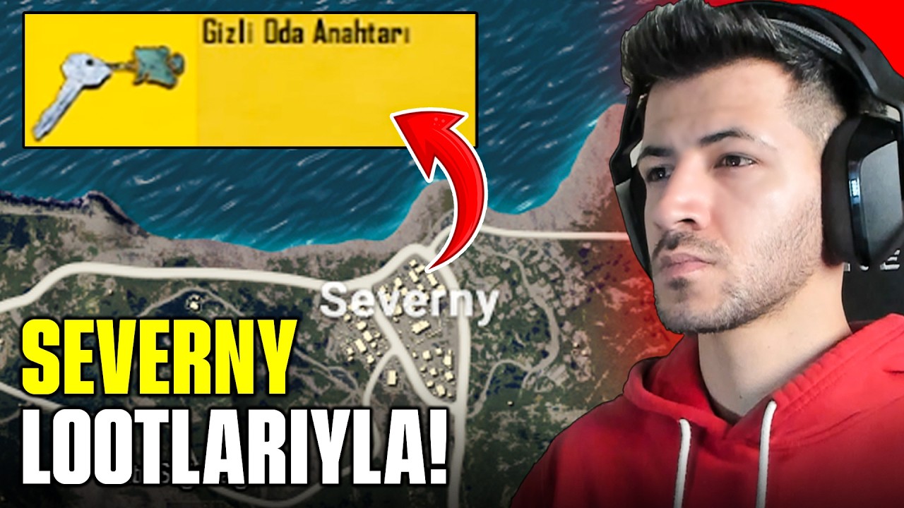 SEVERNY LOOTLARIYLA WİN ALMAK? (GİZLİ ODA ANAHTARI ÇIKTI) Pubg mobile