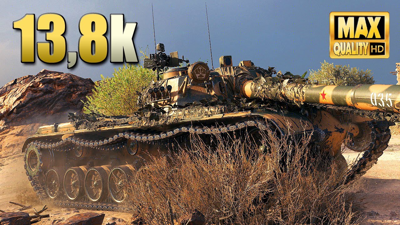 БЗ-74-1: Напряженный бой с огромным уроном в 13,8к [MERCY] - World of Tanks