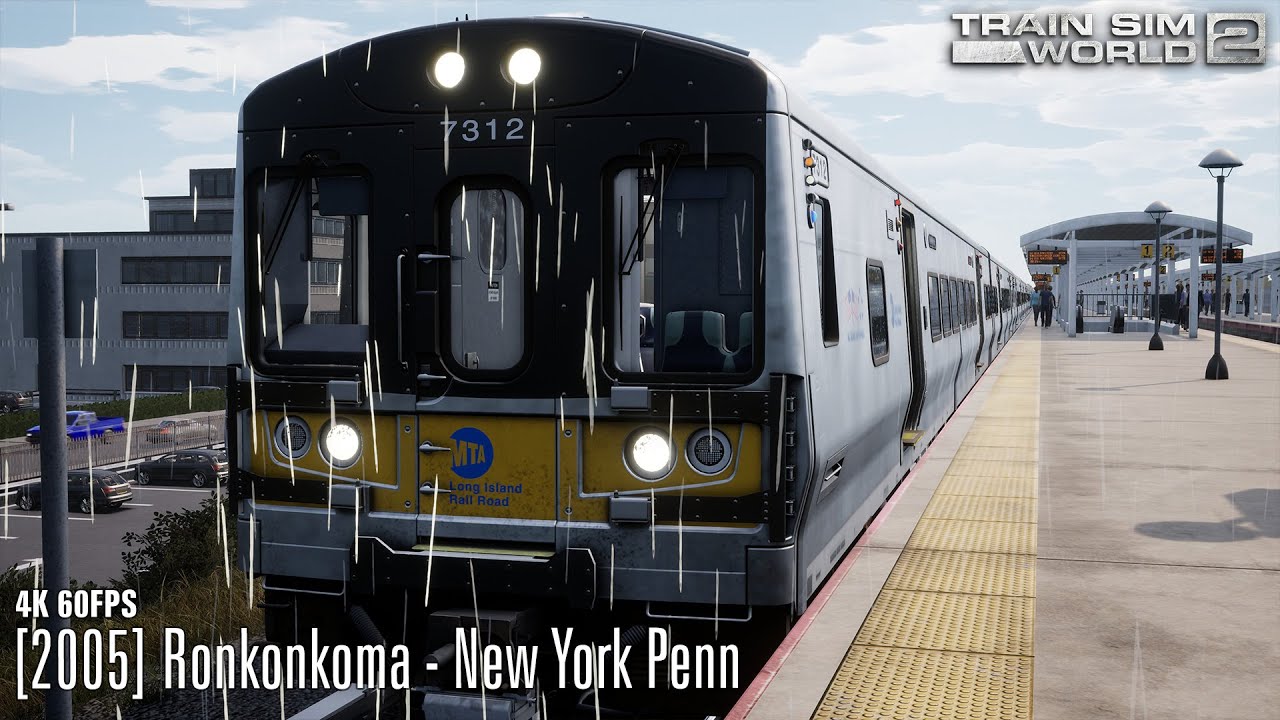 [2005] Ronkonkoma - New York Penn - Long Island Rail Road - M7 - Train Sim World 2