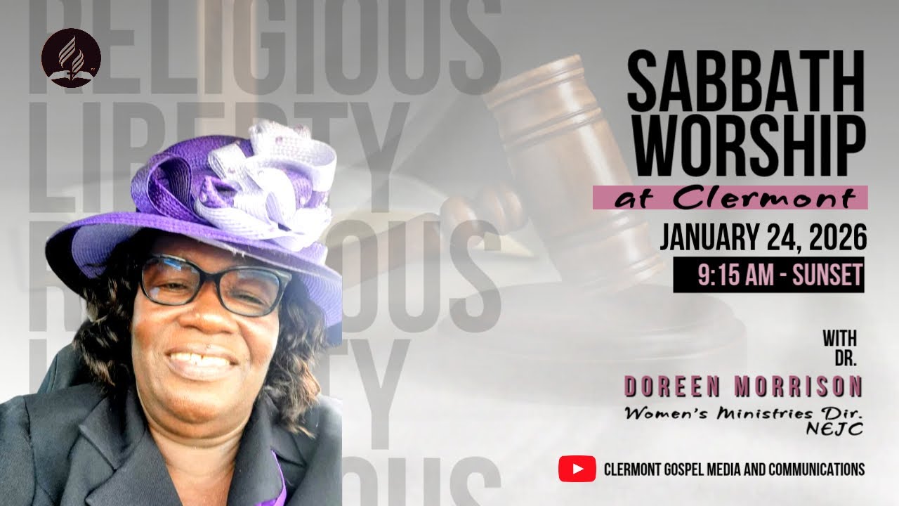 RELIGIOUS LIBERTY EMPHASIS || The SDA Church, CLERMONT  ||  3:00 P.M. || 2026/01/24